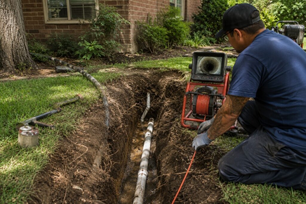 sewer line